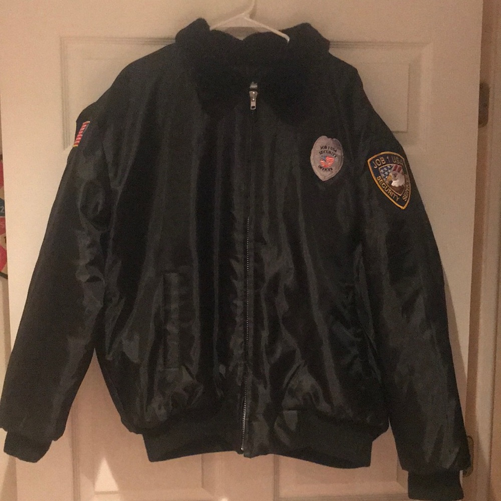 2XL Black Security Insulated Jacket